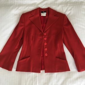 Givenchy Vintage Red Suit